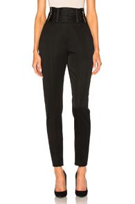 Alexandre Vauthier Gabardine Pants In Black