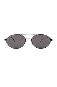 Dior Chroma 3 Sunglasses In Black,metallic
