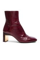 Rosetta Getty Heeled Ankle Bootie In Red