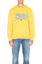 Palm Angels Exodus Hoody In Yellow