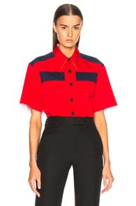 Calvin Klein 205w39nyc Short Sleeve Shirt In Blue,red