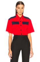 Calvin Klein 205w39nyc Short Sleeve Shirt In Blue,red