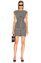 Rachel Comey Flatlanders Dress In Checkered & Plaid,black,white