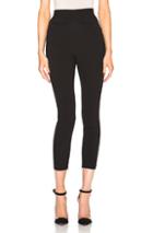 Alexander Mcqueen High Waisted Trousers In Black