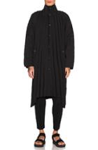 Issey Miyake Homme Plisse Edge Coat In Black