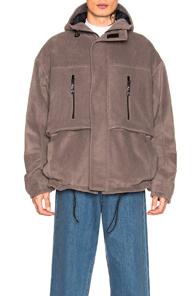 Martine Rose Fleece Jacket In Gray