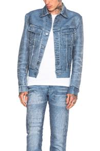 Calvin Klein Collection London Denim Jacket In Blue