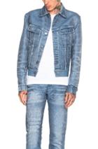 Calvin Klein Collection London Denim Jacket In Blue