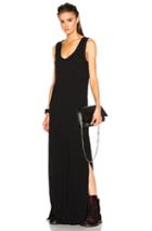 Ann Demeulemeester Maxi Dress In Black