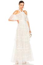 Needle & Thread Primrose Gown In White