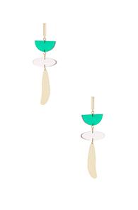 Isabel Marant Brass Drop Earrings In Metallics