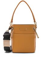 Chloe Small Roy Calfskin Bucket Bag In Neutral