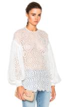 Zimmermann Karmic Embroidered Top In White