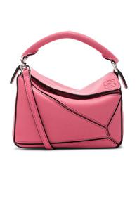 Loewe Puzzle Mini Bag In Pink