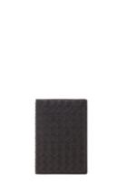 Bottega Veneta Intrecciato Nappa Passport Case In Black