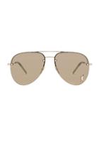 Saint Laurent Classic 11 M Sunglasses In Metallics