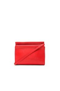 Calvin Klein 205w39nyc Top Zip Crossbody In Red
