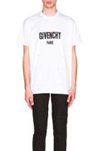 Givenchy Logo Tee In White
