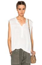 Nsf Olga Sleeveless Tee In White