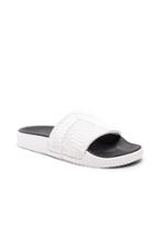 Adidas By Alexander Wang Adilette Slides In White