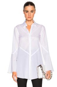 Bianca Spender Cotton Diamond Top In White