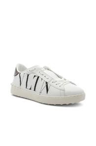 Valentino Logo Sneaker In White
