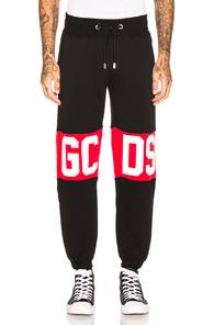 Gcds Classic Sweatpants In Black,red