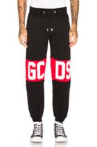 Gcds Classic Sweatpants In Black,red