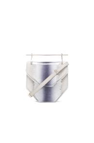 M2malletier Pony Hair Amor Fati Bag In Metallics,ombre & Tie Dye,white