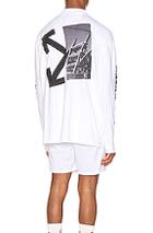 Off-white Splitted Arrows Over Mock Tee In White