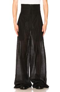 Rick Owens Dirt Trousers In Black
