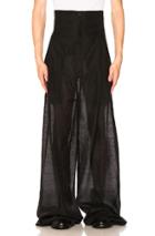 Rick Owens Dirt Trousers In Black