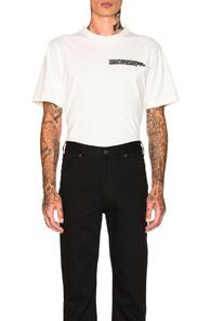 Calvin Klein 205w39nyc Established Embroidery Tee In White