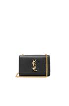 Saint Laurent Small Deconstructed Monogramme Kate Clutch In Black