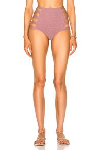 Tori Praver Swimwear Vera Bikini Bottom In Pink,purple