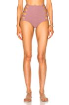 Tori Praver Swimwear Vera Bikini Bottom In Pink,purple