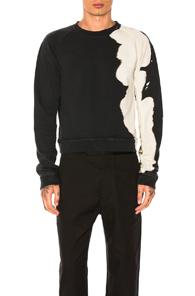 Haider Ackermann Bleach Sweatshirt In Black