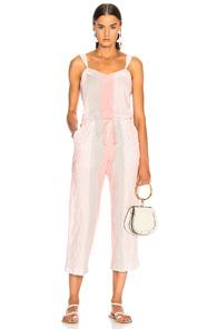 Lemlem Dera Jumpsuit In Pink,orange,stripes