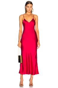 Cinq A Sept Solid Emmalyn Dress In Red