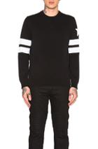 Givenchy Banded Sleeve Sweater In Black