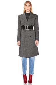 Saint Laurent Corset Wide Belt In Black
