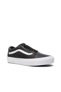 Vans Vault Og Leather Old Skool Lx In Black