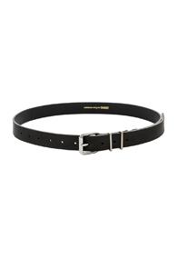 Comme Des Garcons Shirt 30mm Leather Belt In Black
