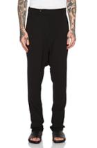 Rick Owens Tailored Swinger Pants In Black