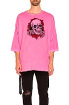 Unravel For Fwrd Oversized Boxy Tee In Pink,neon