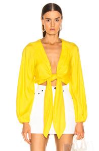 Mara Hoffman Gianna Top In Yellow