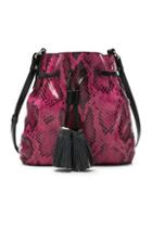 Isabel Marant Beeka Bag In Pink,animal Print