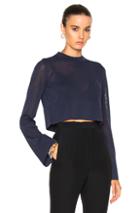 Soyer Pippo Cropped Top In Blue