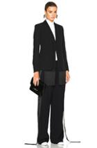 Maison Margiela Heavy Enver Satin Blazer In Black