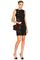 Valentino Astro Shift Dress In Black,abstract